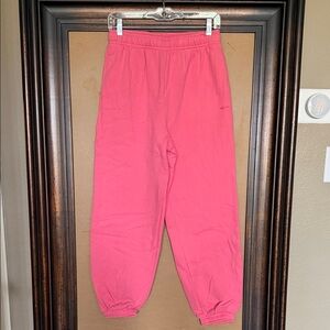 Aritzia Cozy Mega Jogger Pink